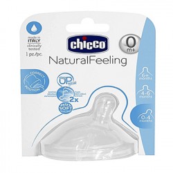 Chicco Natural Feel Teat 0m+ Slow Flow 1 Pc