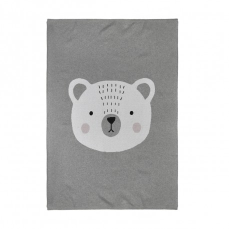 Knit Blanket - Bear
