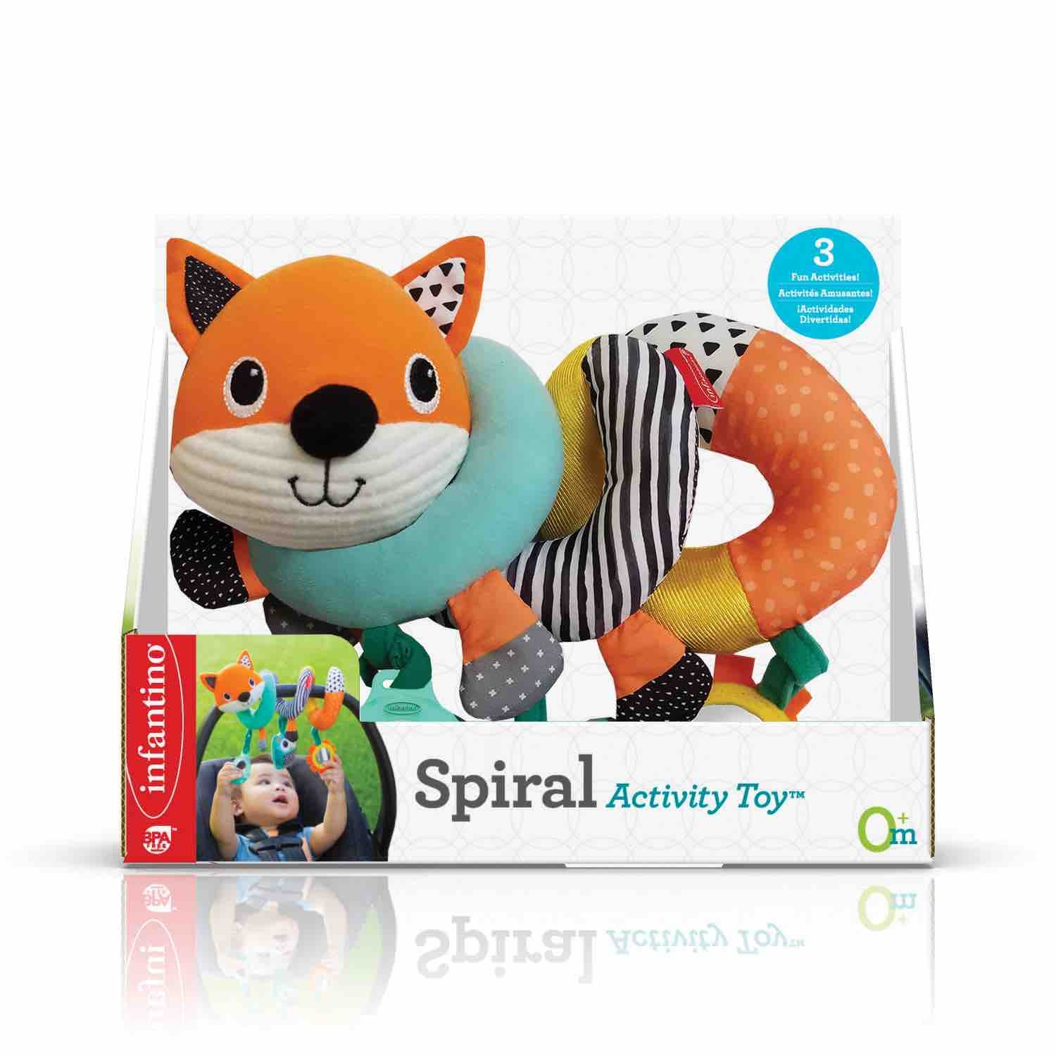 infantino spiral activity toy fox