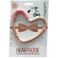 BuggyGear Heart Hook Bag Hanger - Leather Accent