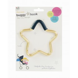 BuggyGear Star Hook Bag Hanger - Leather Accent