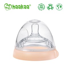 HAAKAA GEN3 160ml Silicone Breast Pump & Baby Bottle Top - XXX