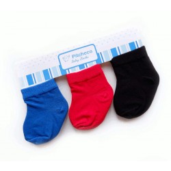 Pitcheco in 3 in 1 boys socks (newborn