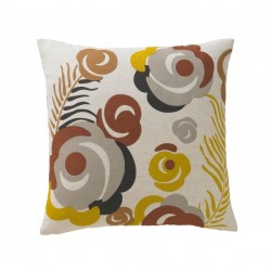 DwellStudio Decorative Pillow - Deco Floral in Bronze