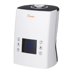 Crane Digital Ultrasonic Warm & Cool Mist Humidifier (w/ Ionizer & Adjustable Humidistat