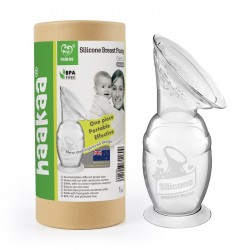 Haakaa Gen 2 Silicone Breast Pump 150ml  and Silicone Milk Storage Bag Bundle
