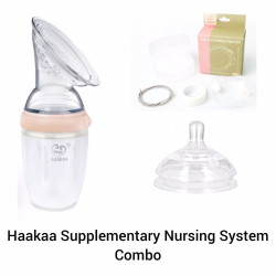 Haakaa Supplementary Nursing System Combo - Nude