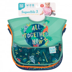 BUMKINS Super Bib 3pc Set - All Together Now