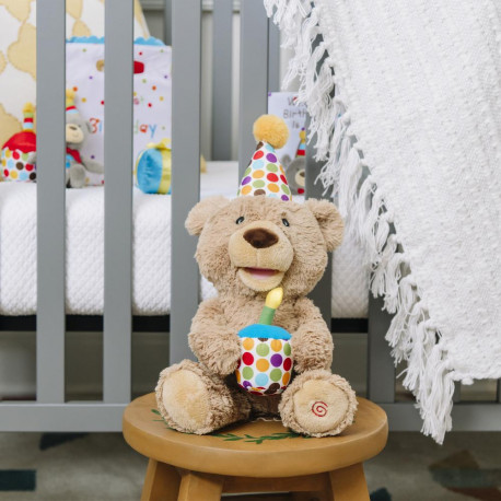 GUND HAPPY BIRTHDAY ANIMATED TEDDY BEAR
