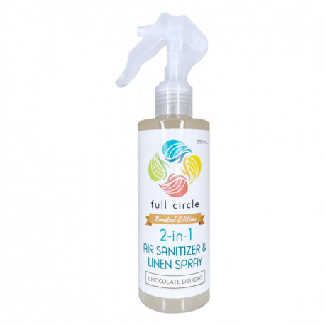 Full Circle 2-in-1 Limited Edition Chocolate Delight Air Sanitizer & Linen Spray 250ml