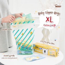 Baby Moby Zipper Bags (XL) -24pcs