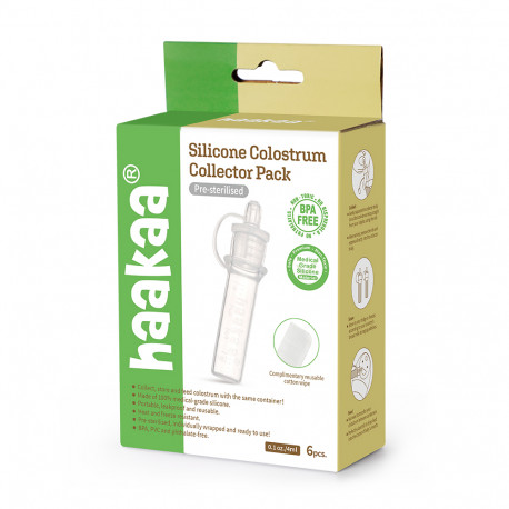 Haakaa MHK149 Silicone Colostrum Collector Set 4ml (Pre-Sterilised)