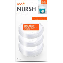 Boon NURSH Milk Storage Cap (3-Pack)