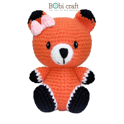 Bobi Craft - Mini Foxxie Orange Sitting Fox
