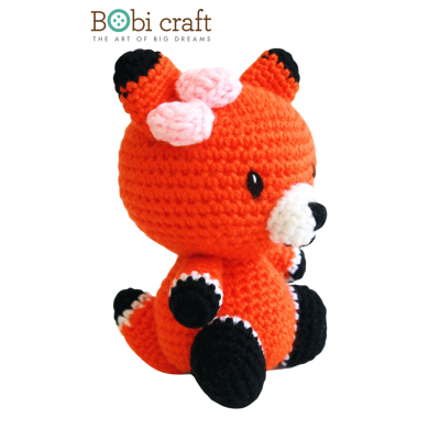 Bobi Craft - Mini Foxxie Orange Sitting Fox