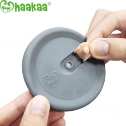 Haakaa Silicone Breast Pump 150ml w/ Silicone Lid Set