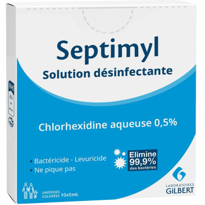 Septimyl Disinfectant Solution - Unidose Pack of 10