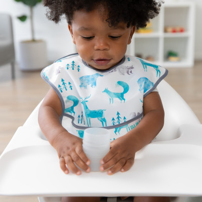 BUMKINS Super Bib 3pc Set: Feed Me Bear, Wildlife, & Outdoors